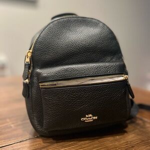 Coach Medium Charlie Backpack | Pebbled Leather | NWT